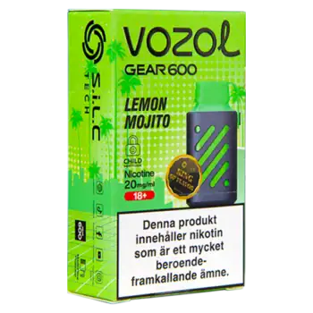 VOZOL Gear 600 Lemon Mojito 20 mg