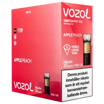 VOZOL Pod Apple Peach 20 mg