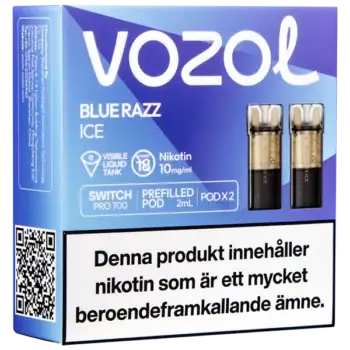 VOZOL Pod Blue Razz Ice 10 mg