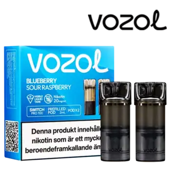VOZOL Pod Blueberry Sour Raspberry 20 mg