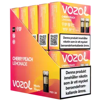 VOZOL Pod Cherry Peach Lemon 10 mg