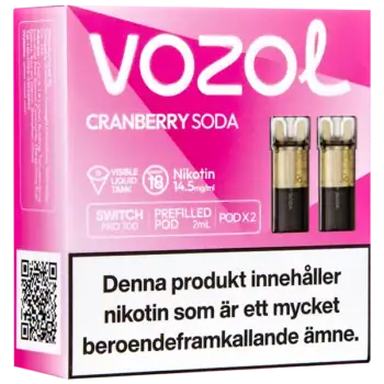 VOZOL Pod Cranberry Soda 14,5 mg