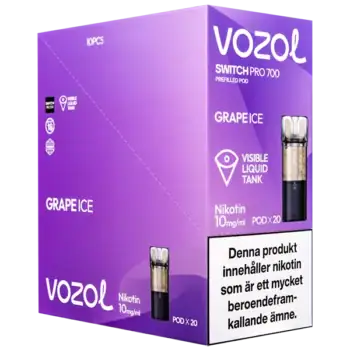 VOZOL Pod Grape Ice 10 mg