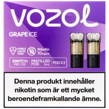 VOZOL Pod Grape Ice 10 mg