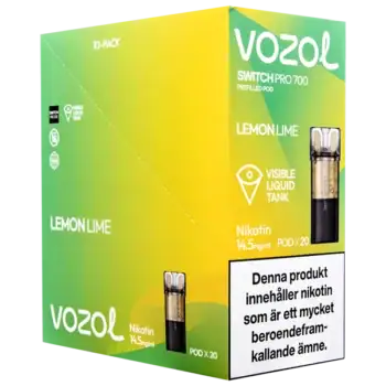 VOZOL Pod Lemon Lime 14,5 mg
