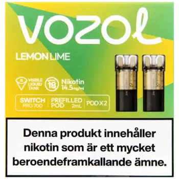 VOZOL Pod Lemon Lime 14,5 mg