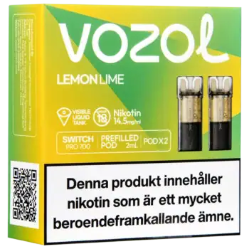 VOZOL Pod Lemon Lime 14,5 mg