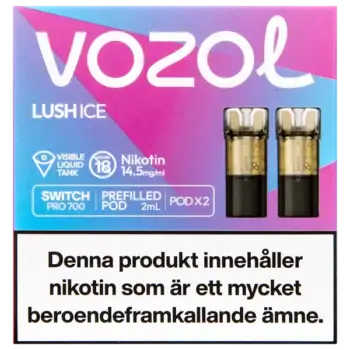 VOZOL Pod Lush Ice 14,5 mg
