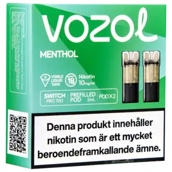 VOZOL Pod Menthol 10 mg