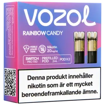 VOZOL Pod Rainbow Candy 20 mg