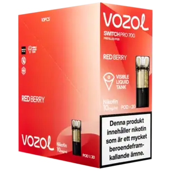 VOZOL Pod Red Berry 10 mg