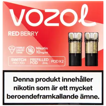 VOZOL Pod Red Berry 10 mg