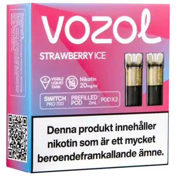 VOZOL Pod Strawberry Ice 20 mg