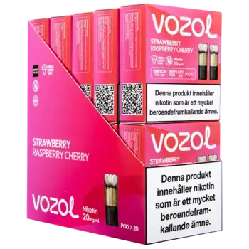 VOZOL Pod Strawberry Raspberry Cherry 20 mg