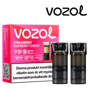 VOZOL Pod Strawberry Raspberry Cherry 20 mg