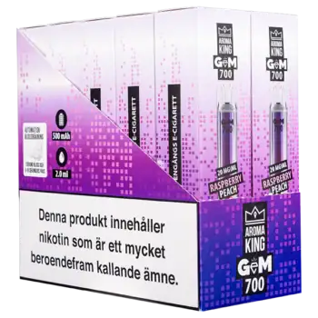 Aroma King Gem Bar Raspberry Peach 20 mg