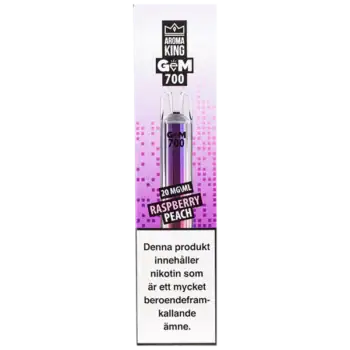 Aroma King Gem Bar Raspberry Peach 20 mg