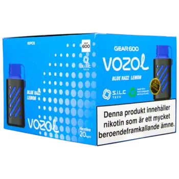 VOZOL Gear 600 Blue Razz Lemon 20 mg