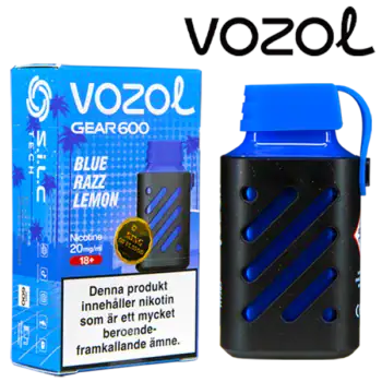 VOZOL Gear 600 Blue Razz Lemon 20 mg