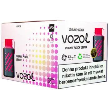 VOZOL Gear 600 Cherry Peach Lemon 20 mg