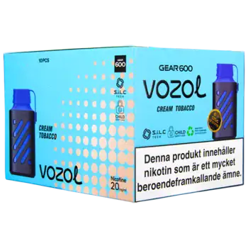 VOZOL Gear 600 Cream Tobacco 20 mg