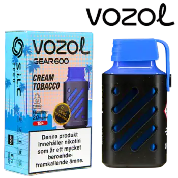 VOZOL Gear 600 Cream Tobacco 20 mg