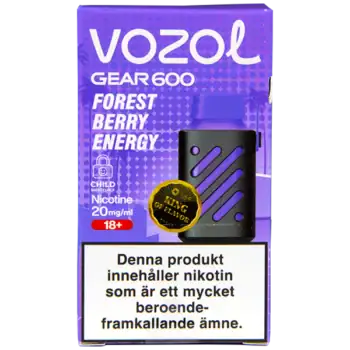 VOZOL Gear 600 Forest Berry Energy 20 mg