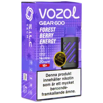 VOZOL Gear 600 Forest Berry Energy 20 mg