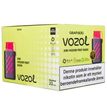 VOZOL Gear 600 Kiwi Passion Fruit Guava 20 mg
