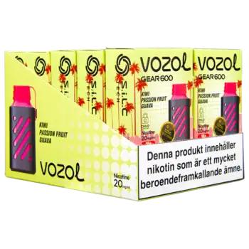 VOZOL Gear 600 Kiwi Passion Fruit Guava 20 mg