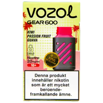 VOZOL Gear 600 Kiwi Passion Fruit Guava 20 mg
