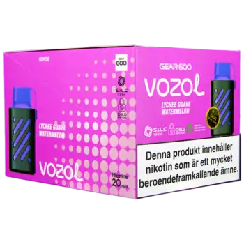 VOZOL Gear 600 Lychee Guava Watermelon 20 mg