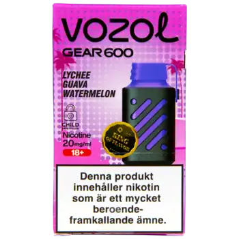 VOZOL Gear 600 Lychee Guava Watermelon 20 mg