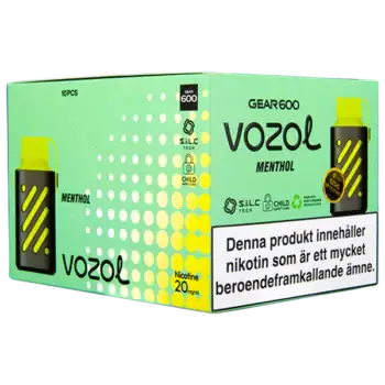 VOZOL Gear 600 Menthol 20 mg