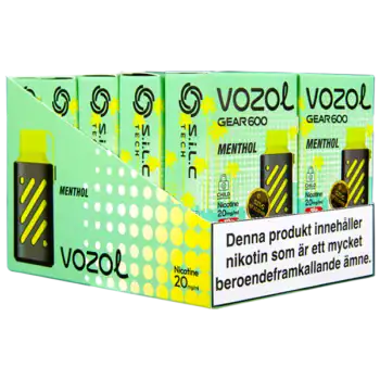 VOZOL Gear 600 Menthol 20 mg