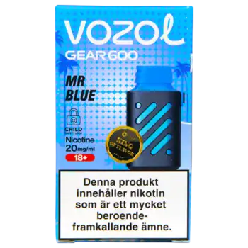 VOZOL Gear 600 Mr Blue 20 mg