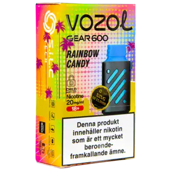 VOZOL Gear 600 Rainbow Candy 20 mg