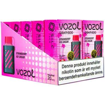 VOZOL Gear 600 Strawberry Ice Cream 20 mg