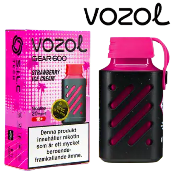 VOZOL Gear 600 Strawberry Ice Cream 20 mg