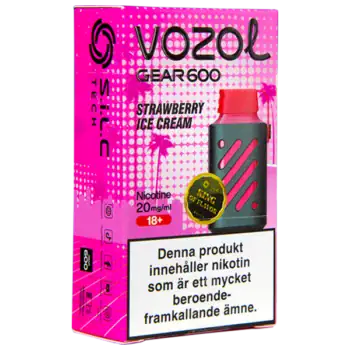 VOZOL Gear 600 Strawberry Ice Cream 20 mg