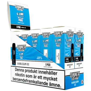 Dinner Lady S-Line Pod Bubblegum Ice 20 mg