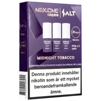 Salt Nexione Midnight Tobacco