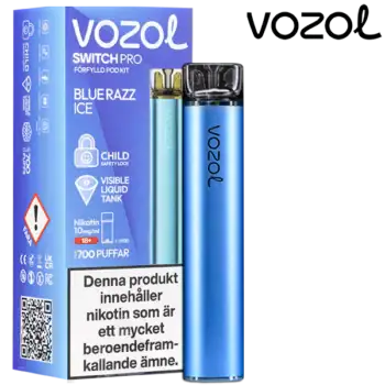 VOZOL Switch PRO Podkit Blue Razz Ice 10 mg