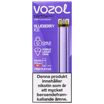 VOZOL Switch PRO Podkit Blueberry Ice 14,5 mg