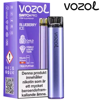 VOZOL Switch PRO Podkit Blueberry Ice 14,5 mg