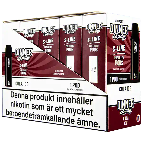 Dinner Lady S-Line Pod Cola Ice 20 mg