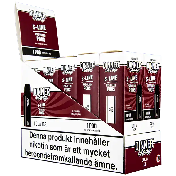 Dinner Lady S-Line Pod Cola Ice 20 mg