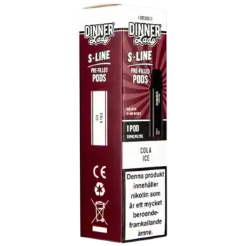Dinner Lady S-Line Pod Cola Ice 20 mg