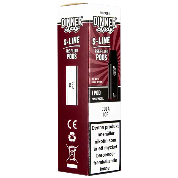 Dinner Lady S-Line Pod Cola Ice 20 mg