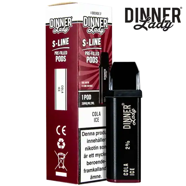 Dinner Lady S-Line Pod Cola Ice 20 mg